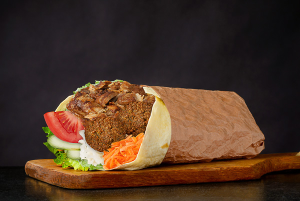 Schawarma Falafel Sandwich